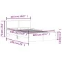 Estructura de cama con cabecero roble Sonoma 120x190 cm de , Camas y somieres - Ref: Foro24-3207513, Precio: 185,31 €, Descue...