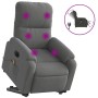 Sillón masaje eléctrico reclinable elevable tela gris oscuro de , Sillones - Ref: Foro24-3204952, Precio: 372,35 €, Descuento: %