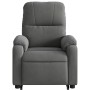 Sillón masaje eléctrico reclinable elevable tela gris oscuro de , Sillones - Ref: Foro24-3204952, Precio: 372,35 €, Descuento: %