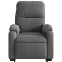Sillón reclinable masaje elevable tela microfibra gris oscuro de , Sillones - Ref: Foro24-3204938, Precio: 337,37 €, Descuent...