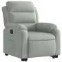 Sillón eléctrico reclinable elevable de terciopelo gris claro de , Sillones - Ref: Foro24-3205114, Precio: 329,10 €, Descuent...