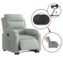 Sillón eléctrico reclinable elevable de terciopelo gris claro de , Sillones - Ref: Foro24-3205114, Precio: 329,10 €, Descuent...