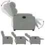 Sillón eléctrico reclinable elevable de terciopelo gris claro de , Sillones - Ref: Foro24-3205114, Precio: 329,10 €, Descuent...