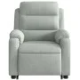 Sillón eléctrico reclinable elevable de terciopelo gris claro de , Sillones - Ref: Foro24-3205114, Precio: 329,10 €, Descuent...