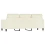 Sofá de 3 plazas terciopelo color crema 180 cm de , Sofás - Ref: Foro24-359217, Precio: 333,43 €, Descuento: %