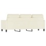 Sofá de 3 plazas terciopelo color crema 180 cm de , Sofás - Ref: Foro24-359217, Precio: 332,76 €, Descuento: %