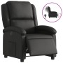 Sillón reclinable eléctrico de cuero auténtico negro de , Sillones - Ref: Foro24-3204254, Precio: 377,57 €, Descuento: %