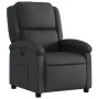 Sillón reclinable eléctrico de cuero auténtico negro de , Sillones - Ref: Foro24-3204254, Precio: 384,93 €, Descuento: %