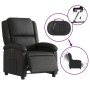 Sillón reclinable eléctrico de cuero auténtico negro de , Sillones - Ref: Foro24-3204254, Precio: 377,57 €, Descuento: %