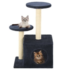 Rascador para gatos con poste de sisal 60 cm azul oscuro de vidaXL, Mobiliario para gatos - Ref: Foro24-170521, Precio: 33,54...