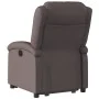 Sillón reclinable elevable cuero auténtico marrón oscuro de , Sillones - Ref: Foro24-3204263, Precio: 404,79 €, Descuento: %