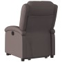 Sillón reclinable elevable cuero auténtico marrón oscuro de , Sillones - Ref: Foro24-3204263, Precio: 393,13 €, Descuento: %