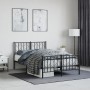 Estructura de cama con cabecero y pie metal negro 120x190 cm de , Camas y somieres - Ref: Foro24-374452, Precio: 95,01 €, Des...