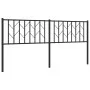 Kopfteil aus schwarzem Metall, 180 cm von , Kopf- und Fußteile - Ref: Foro24-374473, Preis: 36,68 €, Rabatt: %
