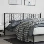 Kopfteil aus schwarzem Metall, 180 cm von , Kopf- und Fußteile - Ref: Foro24-374473, Preis: 36,68 €, Rabatt: %