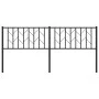 Kopfteil aus schwarzem Metall, 180 cm von , Kopf- und Fußteile - Ref: Foro24-374473, Preis: 36,68 €, Rabatt: %