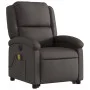 Sillón masaje eléctrico elevable cuero auténtico marrón oscuro de , Sillones - Ref: Foro24-3204275, Precio: 480,84 €, Descuen...