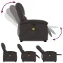 Sillón masaje eléctrico elevable cuero auténtico marrón oscuro de , Sillones - Ref: Foro24-3204275, Precio: 480,84 €, Descuen...