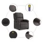 Sillón masaje eléctrico elevable cuero auténtico marrón oscuro de , Sillones - Ref: Foro24-3204275, Precio: 480,84 €, Descuen...