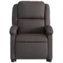 Sillón masaje eléctrico elevable cuero auténtico marrón oscuro de , Sillones - Ref: Foro24-3204275, Precio: 480,84 €, Descuen...