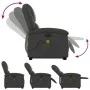 Sillón reclinable masaje eléctrico de pie cuero auténtico gris de , Sillones - Ref: Foro24-3204277, Precio: 451,94 €, Descuen...