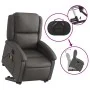 Sillón reclinable masaje eléctrico de pie cuero auténtico gris de , Sillones - Ref: Foro24-3204277, Precio: 451,94 €, Descuen...