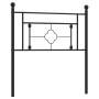 Cabecero de metal negro 100 cm de , Cabeceros y pies de cama - Ref: Foro24-374368, Precio: 28,23 €, Descuento: %