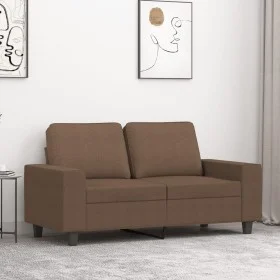 Sofá de 2 plazas de tela marrón 120 cm de , Sofás - Ref: Foro24-359386, Precio: 264,03 €, Descuento: %