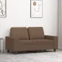 2 seater brown fabric sofa 120 cm by , Sofas - Ref: Foro24-359386, Price: 264,03 €, Discount: %