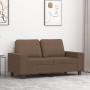 Sofá de 2 plazas de tela marrón 120 cm de , Sofás - Ref: Foro24-359386, Precio: 268,44 €, Descuento: %