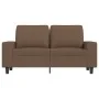 2 seater brown fabric sofa 120 cm by , Sofas - Ref: Foro24-359386, Price: 264,03 €, Discount: %