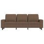 Sofá de 3 plazas de tela marrón 180 cm de , Sofás - Ref: Foro24-359402, Precio: 283,21 €, Descuento: %