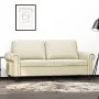 2-seater sofa in cream-colored synthetic leather 140 cm by , Sofas - Ref: Foro24-359505, Price: 222,06 €, Discount: %