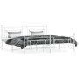 Estructura cama metal con cabecero y pie cama blanco 193x203 cm de , Camas y somieres - Ref: Foro24-374412, Precio: 135,85 €,...