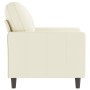 Sillón de terciopelo color crema 60 cm de , Sofás - Ref: Foro24-359187, Precio: 182,33 €, Descuento: %