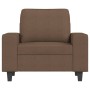 Sillón de tela marrón 60 cm de , Sofás - Ref: Foro24-359378, Precio: 201,19 €, Descuento: %