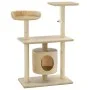 Rascador para gatos con postes rascadores de sisal 95 cm beige de vidaXL, Mobiliario para gatos - Ref: Foro24-170514, Precio:...