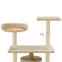 Rascador para gatos con postes rascadores de sisal 95 cm beige de vidaXL, Mobiliario para gatos - Ref: Foro24-170514, Precio:...