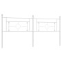 Cabecero de metal blanco 193 cm de , Cabeceros y pies de cama - Ref: Foro24-374425, Precio: 41,73 €, Descuento: %