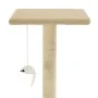 Rascador para gatos con postes rascadores de sisal 95 cm beige de vidaXL, Mobiliario para gatos - Ref: Foro24-170514, Precio:...
