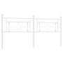 Cabecero de metal blanco 193 cm de , Cabeceros y pies de cama - Ref: Foro24-374425, Precio: 41,73 €, Descuento: %