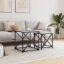 Mesas de centro apilables 2 pzas madera ingeniería gris Sonoma de , Mesas de centro - Ref: Foro24-838946, Precio: 55,02 €, De...