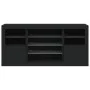 Aparador con luces LED negro 142,5x37x67 cm de , Aparadores - Ref: Foro24-3209087, Precio: 186,99 €, Descuento: %