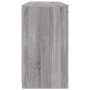 Aparador con luces LED gris Sonoma 142,5x37x67 cm de , Aparadores - Ref: Foro24-3209091, Precio: 165,72 €, Descuento: %