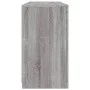 Aparador con luces LED gris Sonoma 142,5x37x67 cm de , Aparadores - Ref: Foro24-3209091, Precio: 161,04 €, Descuento: %