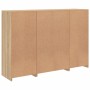 Aparador con luz LED 3 piezas madera de ingeniería roble sonoma de , Aparadores - Ref: Foro24-3209109, Precio: 212,71 €, Desc...