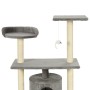 Rascador para gatos con postes rascadores de sisal 95 cm gris de vidaXL, Mobiliario para gatos - Ref: Foro24-170512, Precio: ...