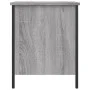 Sonoma gray engineered wood storage bench 40x42.5x50cm by , Benches for halls and storage - Ref: Foro24-839011, Price: 41,52 ...