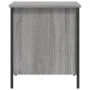 Sonoma gray engineered wood storage bench 40x42.5x50cm by , Benches for halls and storage - Ref: Foro24-839011, Price: 41,52 ...