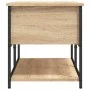 Engineered wood storage bench Sonoma oak 100x42.5x47 cm by , Benches for halls and storage - Ref: Foro24-839024, Price: 78,90...